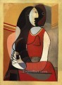 Mujer sentada 3 1937 cubista Pablo Picasso